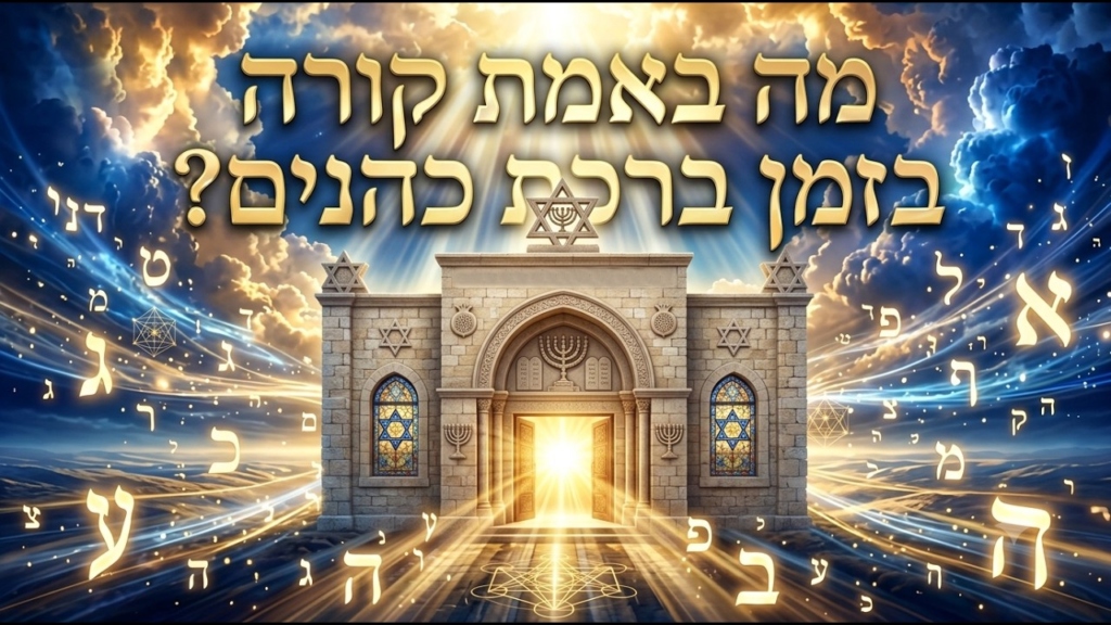 מה באמת קורה בזמן ברכת כהנים?