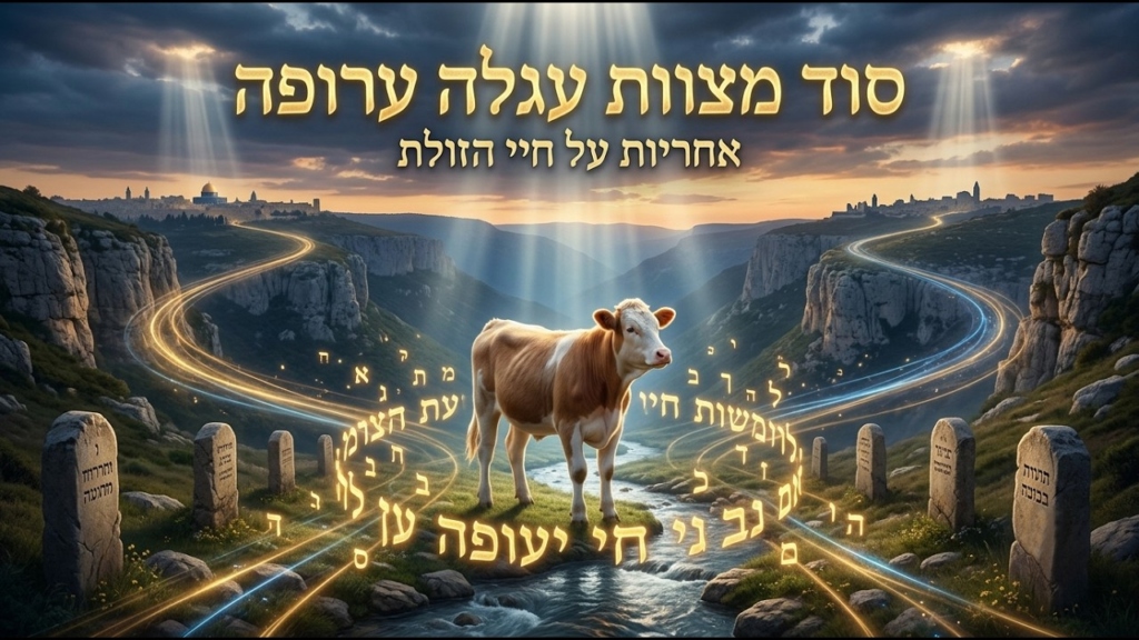 מצוות עגלה ערופה: מה התורה רוצה ללמד אותנו?
