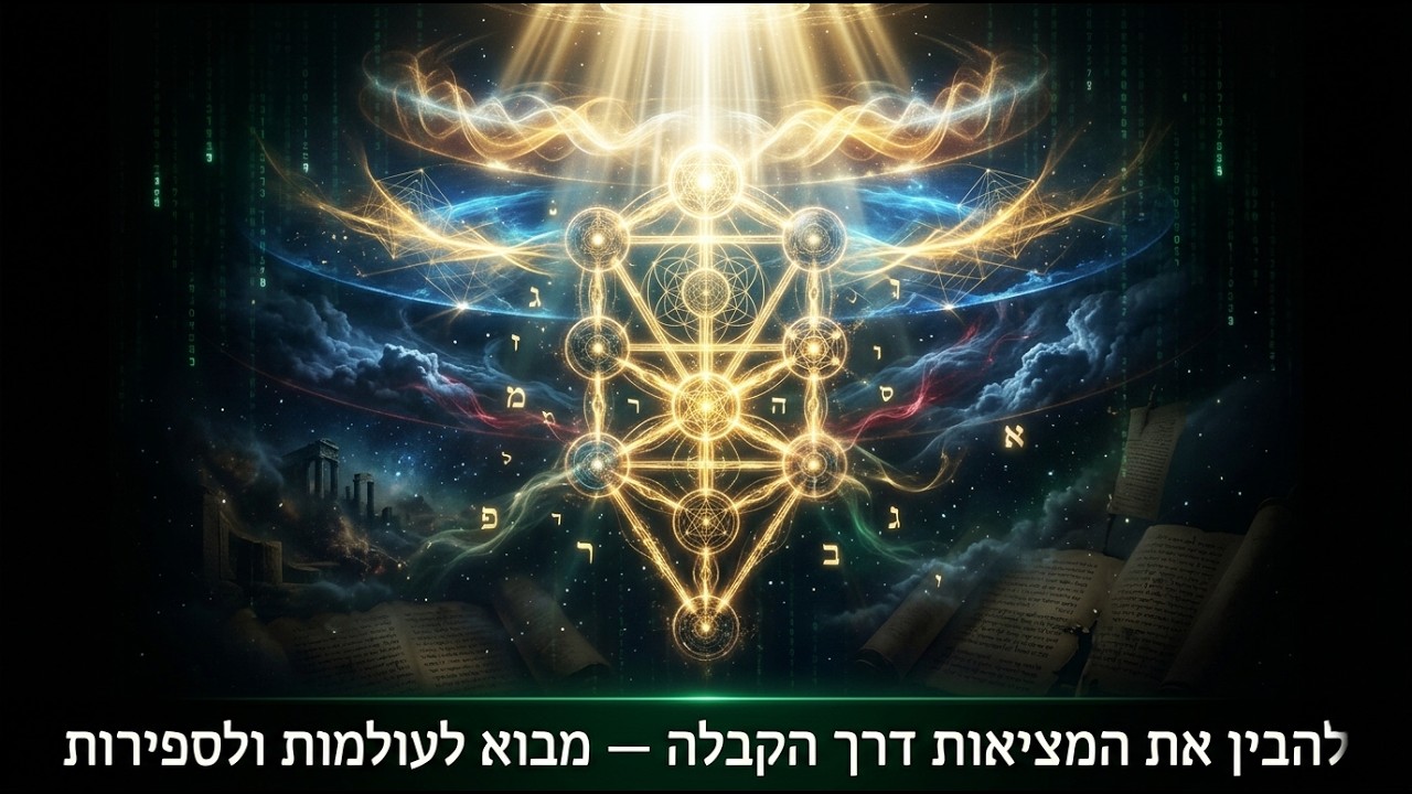 הקדמה 1 – להבין את המציאות דרך הקבלה — מבוא לעולמות ולספירות