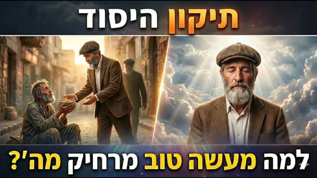 תיקון היסוד: איך מעשה טוב מרחיק מה׳?