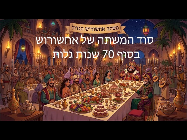 סוד המשתה של אחשורוש בסוף 70 שנות גלות