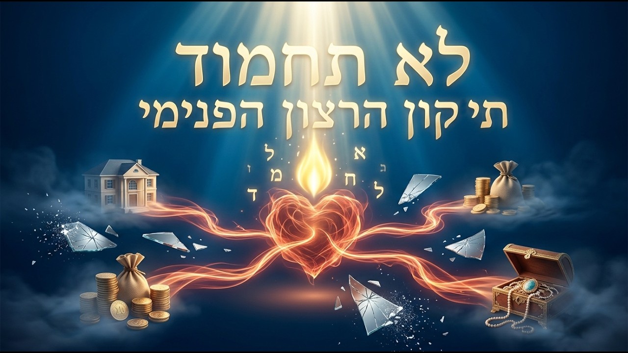 לא תחמוד: תיקון הרצון הפנימי